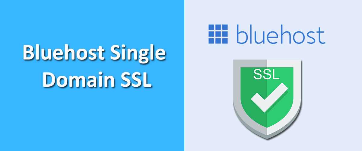 bluehost single domain ssl
