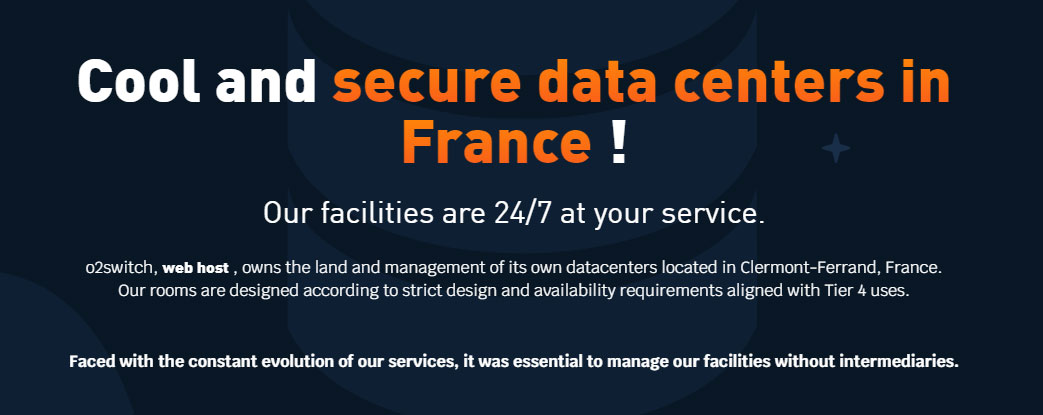 o2switch only france data centers