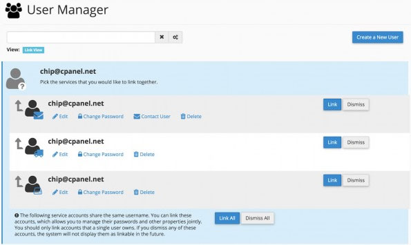 manually adding cpanel users