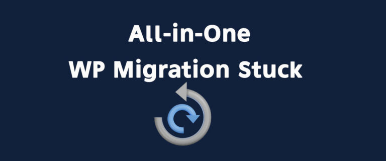 [SOLVED] All in one WP Migration Restoring Database Stuck