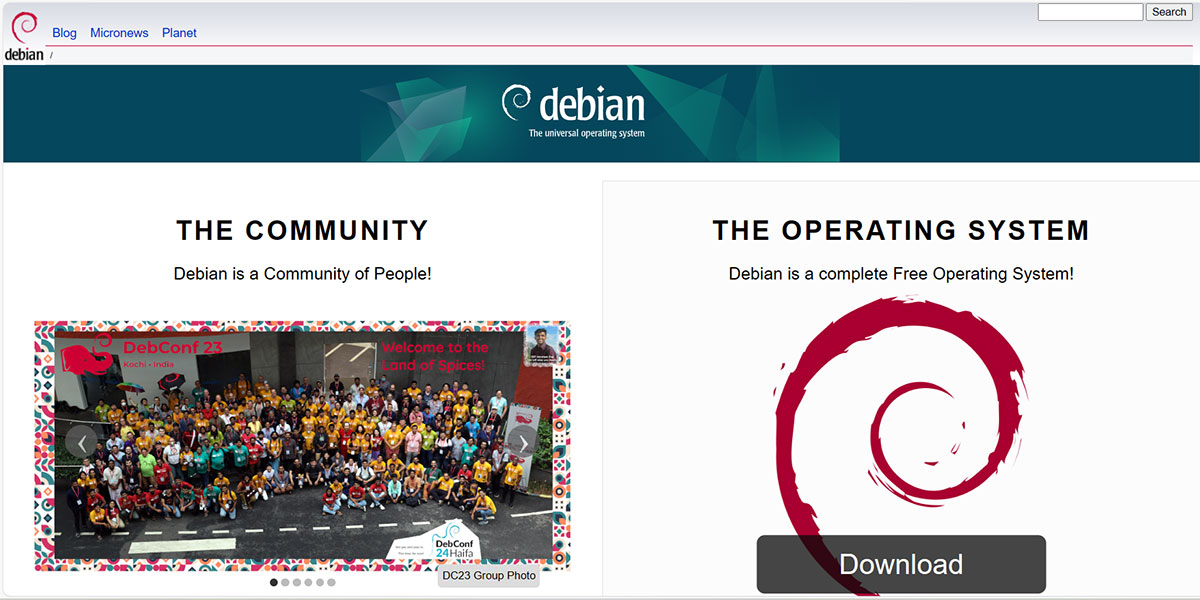 debian a stable os for development