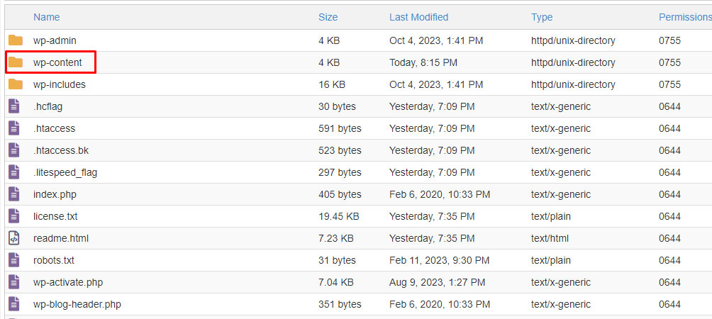 replacing core files in hacked site