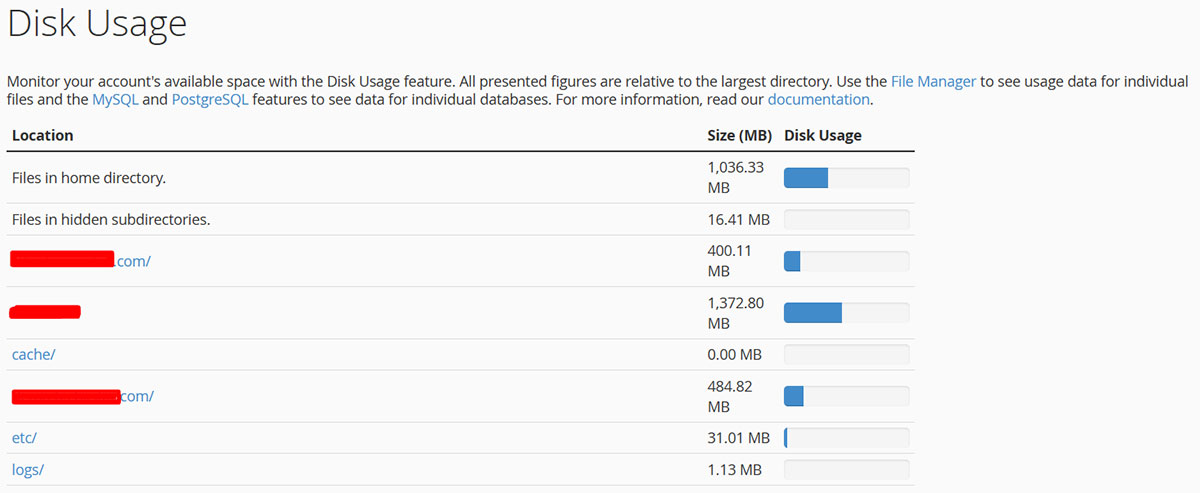 disk usage monitoring large files